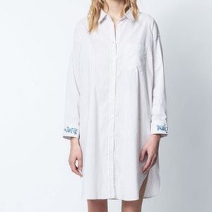 NWOT Zadig & Voltaire Jormi Resley Rayé Dress MED